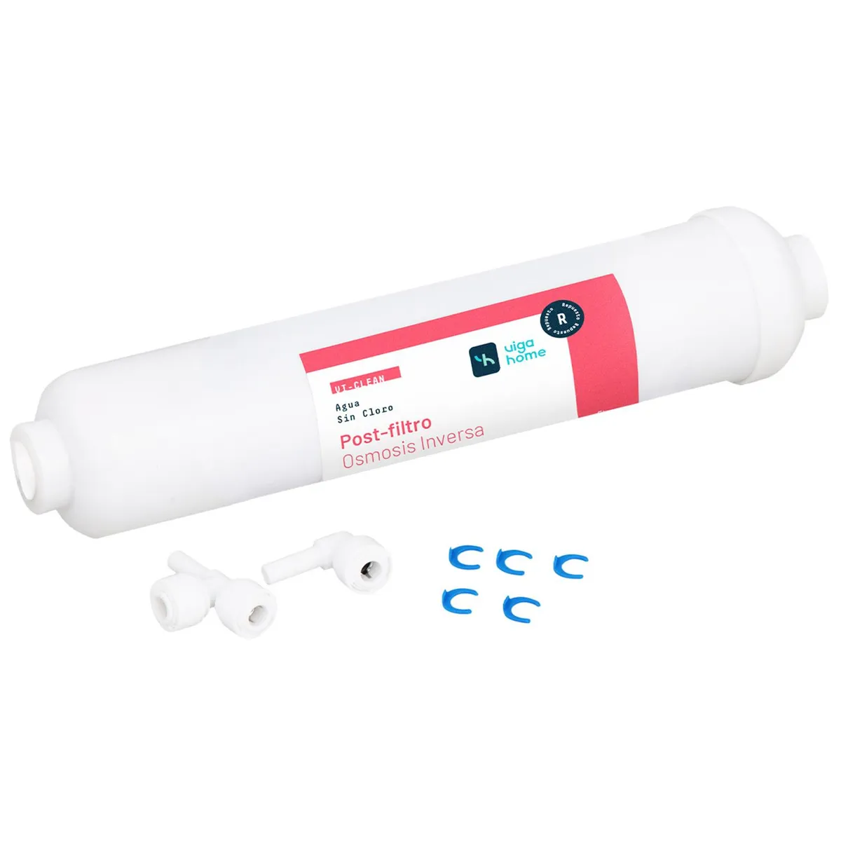 VIGAHOME - Post filtro purificador de agua carbon osmosis inversa