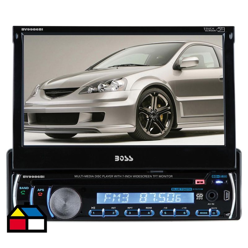 HUGO BOSS - Radio para auto Bluetooth USB 5cmx18cmx21cm negro