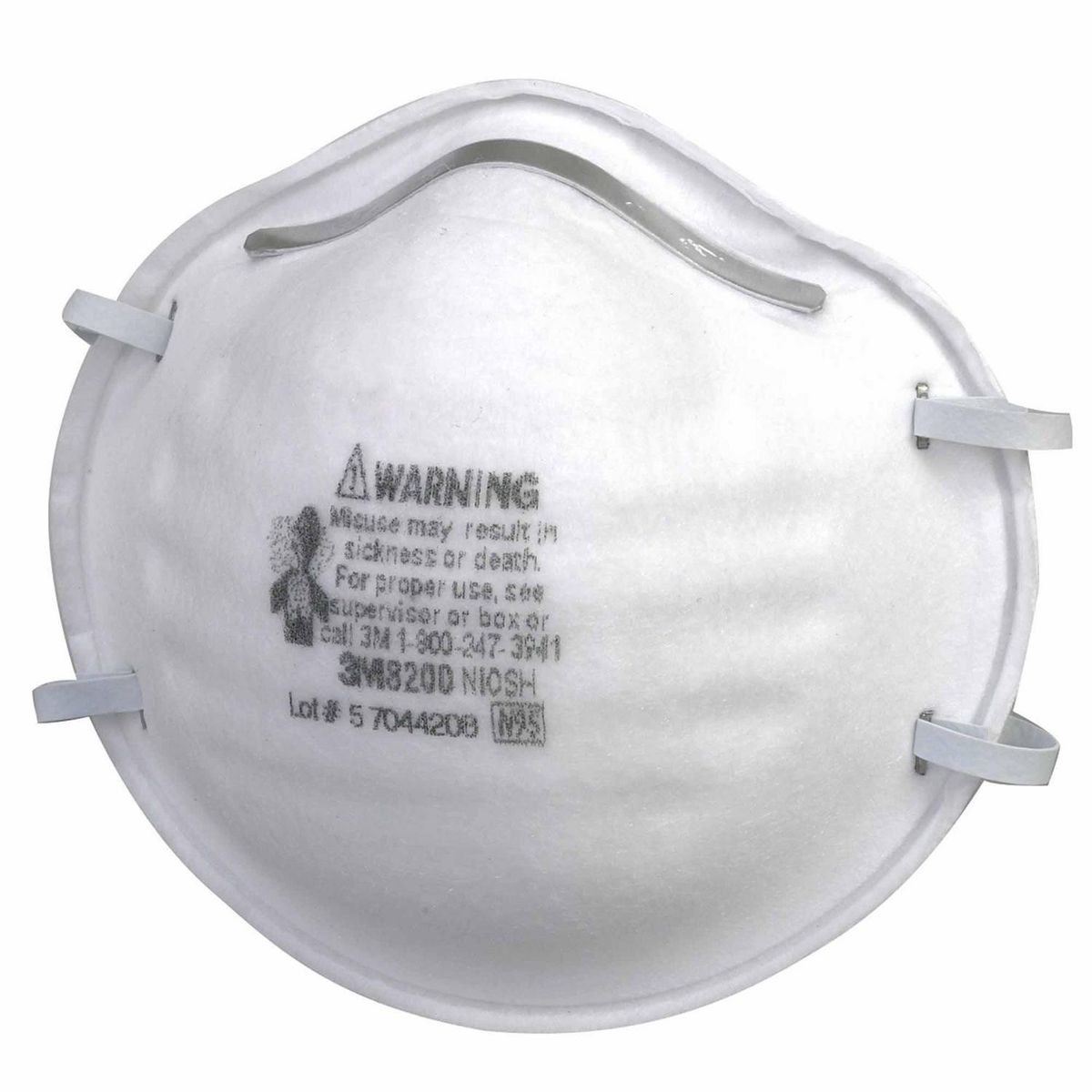 3M - Respirador Desechable N95 3M 8200 20 unidades