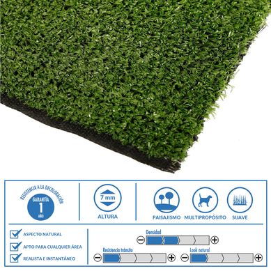 Pasto Sinttico 7 mm 1x1 m