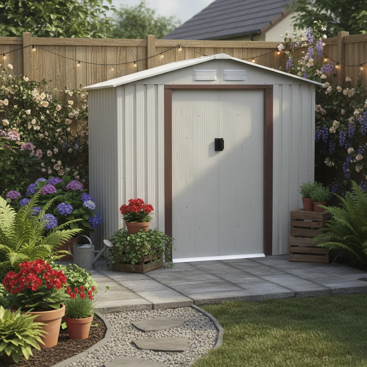 ERGO - Bodega de jardín 201x121x190 cm