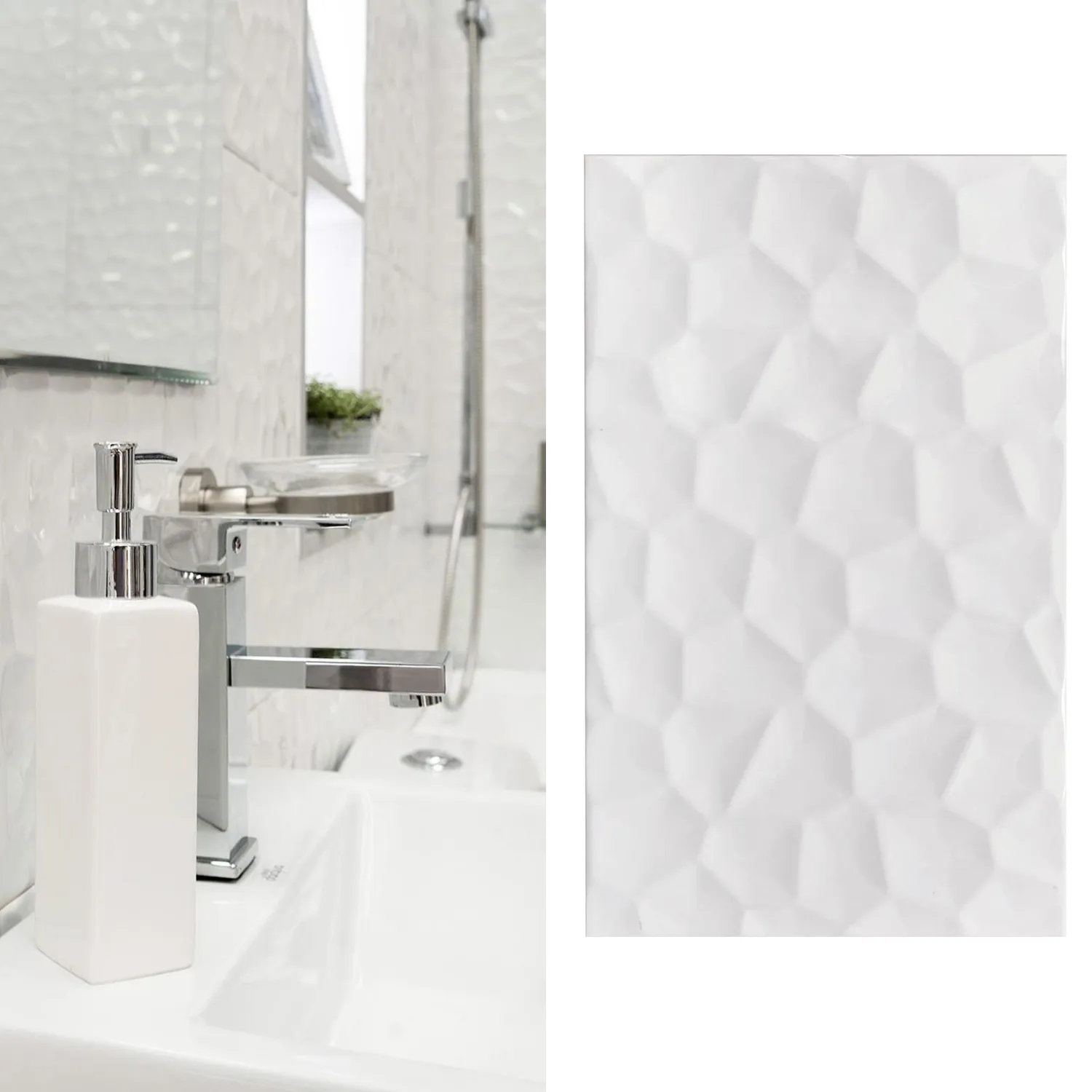 Cerámica 25x40 cm Boston blanco Blanco m2 Sodimac Chile