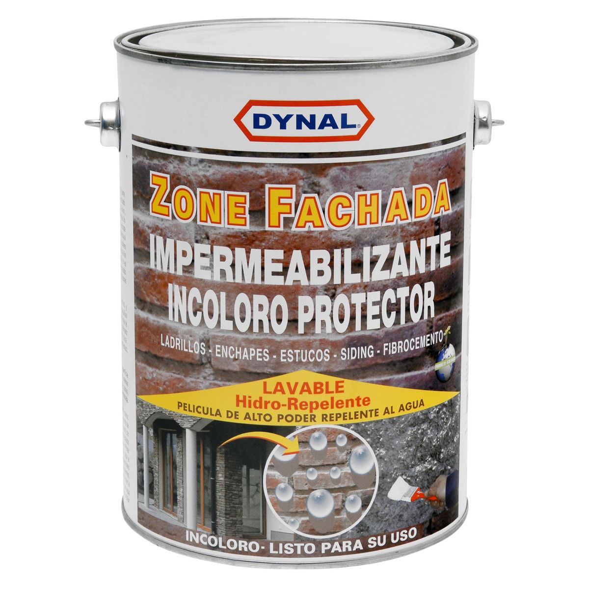 DYNAL - Impermeabilizante para Fachadas Lata 1 galón(es) Brillante Incoloro