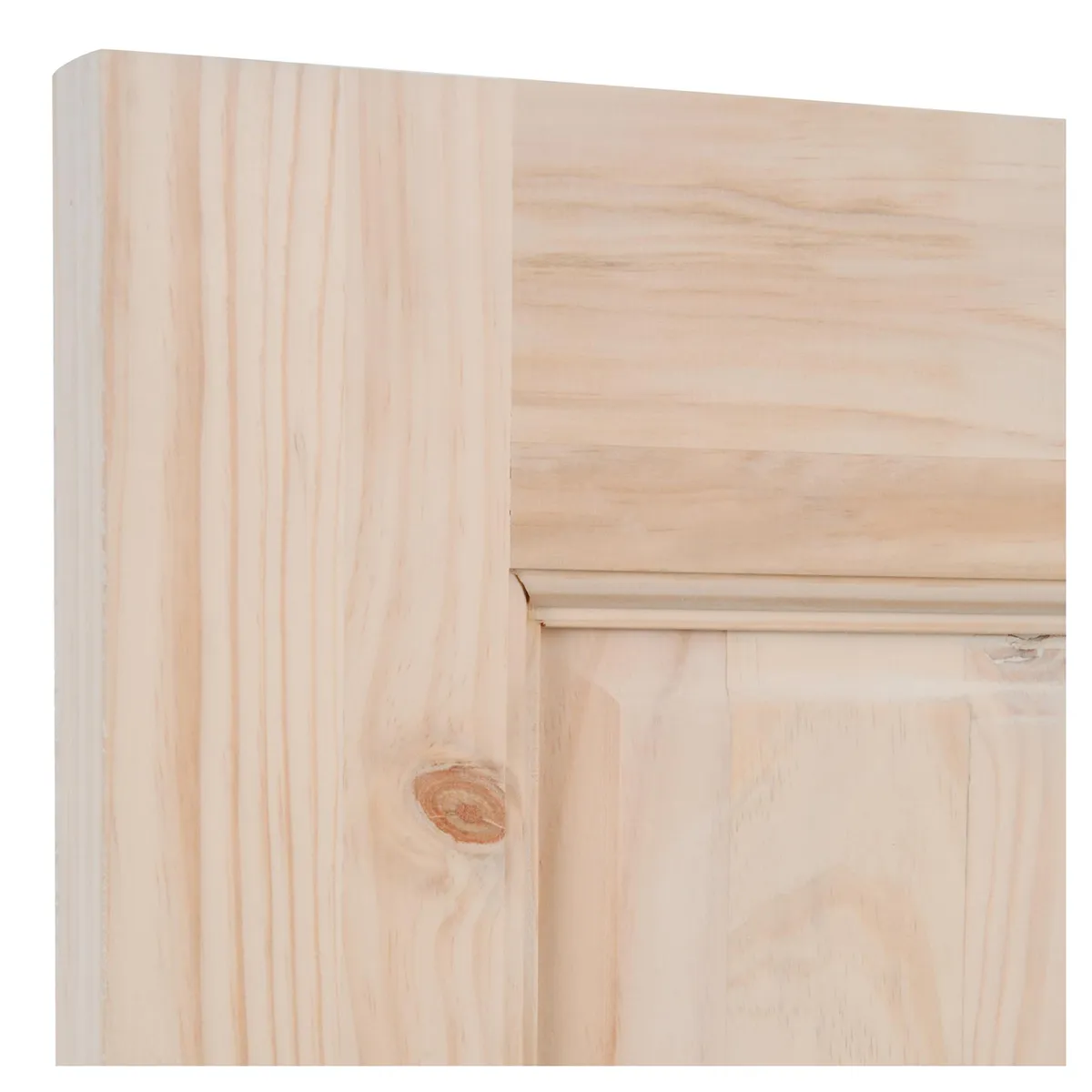 HOLZTEK - Puerta Pino con nudo 2 paneles