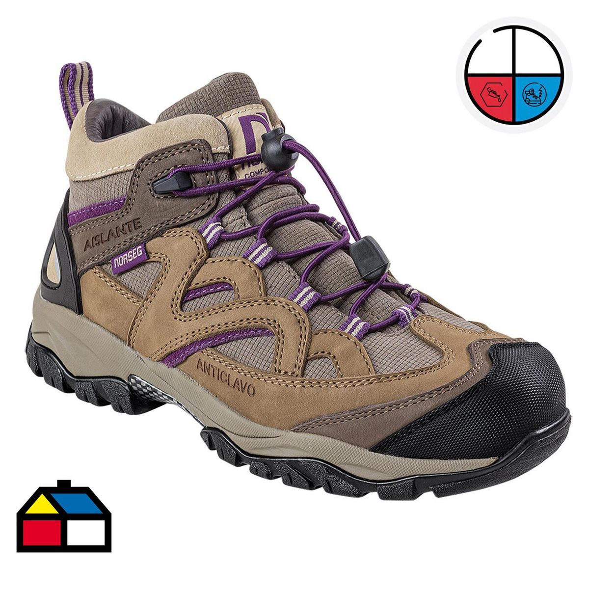 NORSEG - Zapato de Seguridad Mujer New Katrina