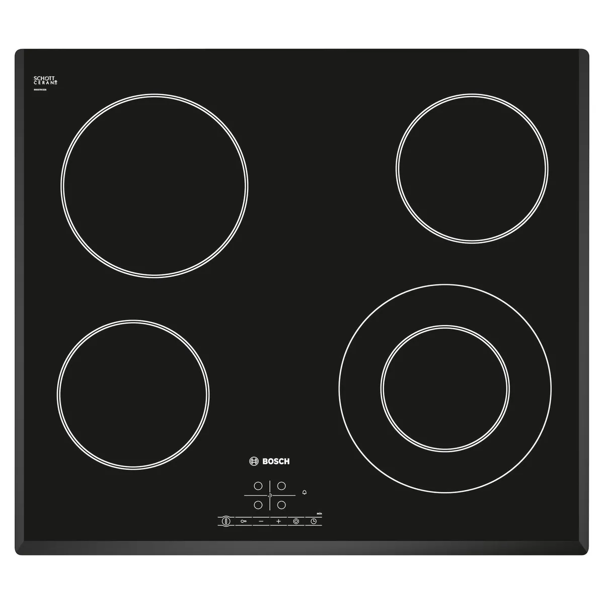 BOSCH -  Vitrocerámica 4 Platos PKF651B17E