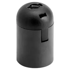 BTICINO - Portalámparas E 27 Borne automático 100W Negro