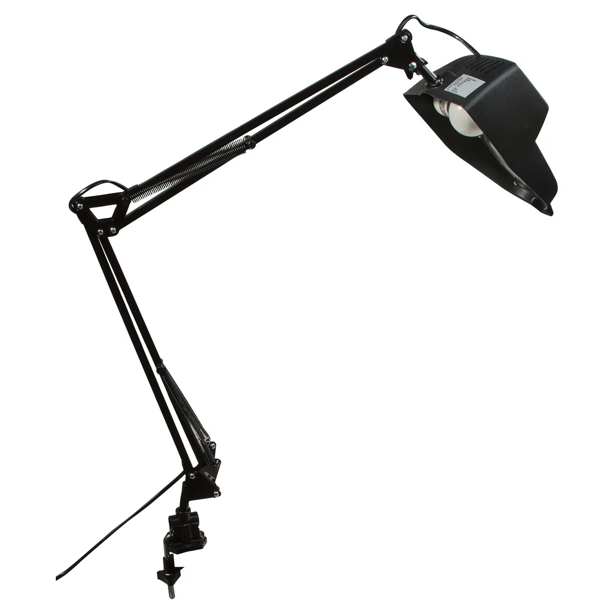 CASA BONITA - Lámpara de Escritorio Lupa Negro 30x72 cm