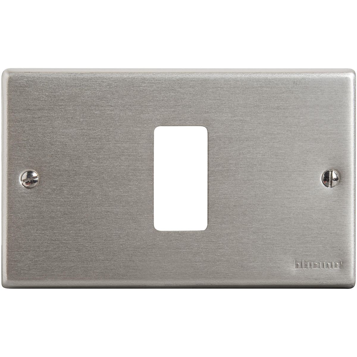 BTICINO - Placa 1 Modulo Aluminio Oxidal