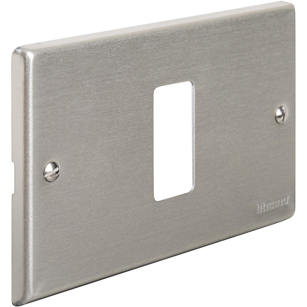 BTICINO - Placa 1 Modulo Aluminio Oxidal