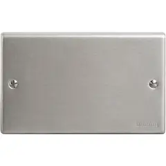 BTICINO - Placa ciega Aluminio Oxidal