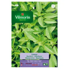 VILMORIN - Mix Semillas Aromáticas Albahaca y Limón Sachet 1 gr Sachet