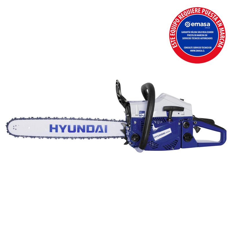 HYUNDAI - Motosierra a gasolina 18" 2,7 HP 52 cc