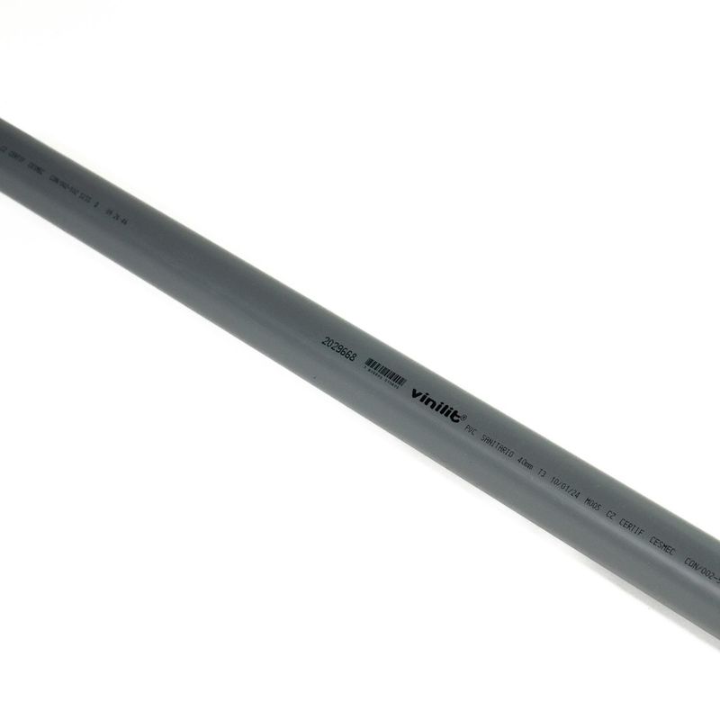 VINILIT - Tubo Cementar Gris PVC Agua 40 mmx1 m
