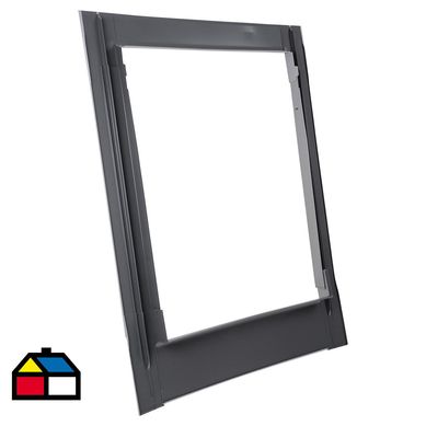 Cerco exterior liso - EDS FK06 66x118cm - Aluminio color Grafito