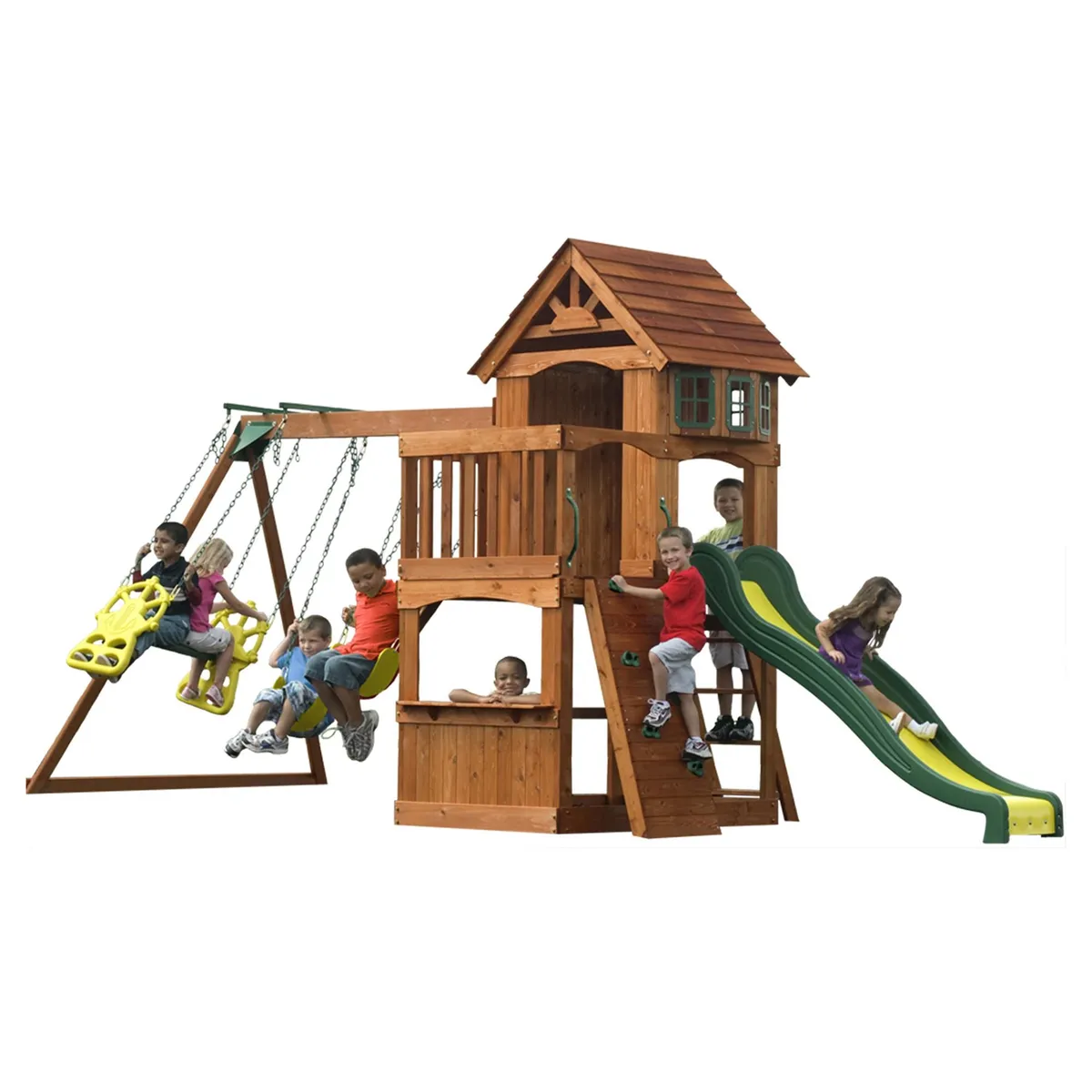 BACKYARD ADVENTURES - Centro Juego Atlantis 551x282x2360 cm Natural