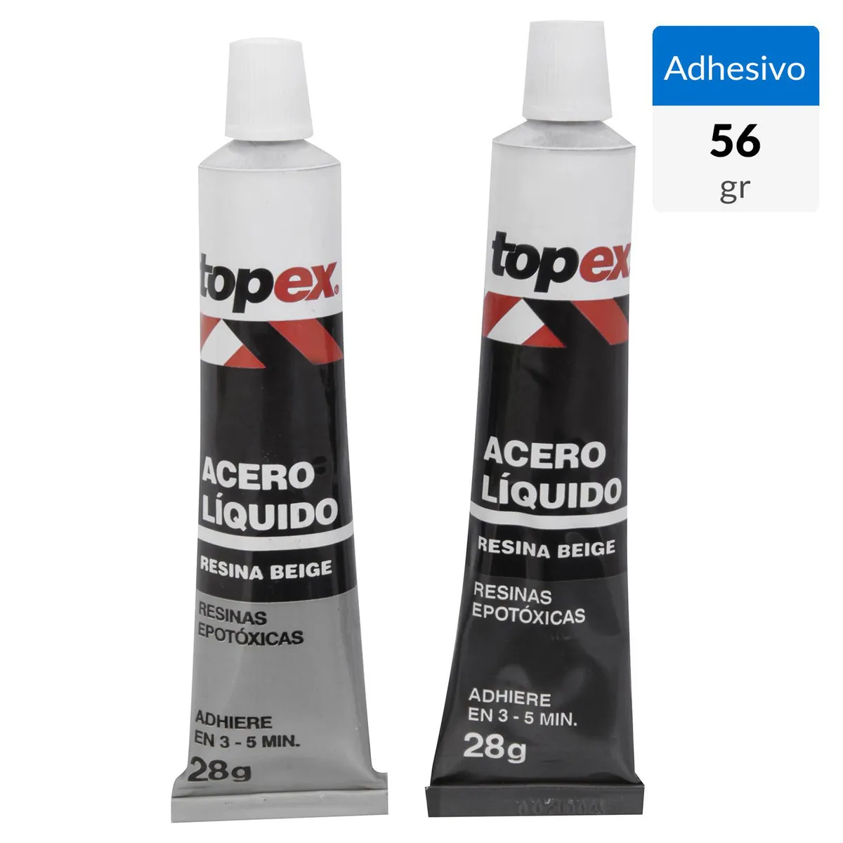 TOPEX - Adhesivo líquido para acero 56 gr