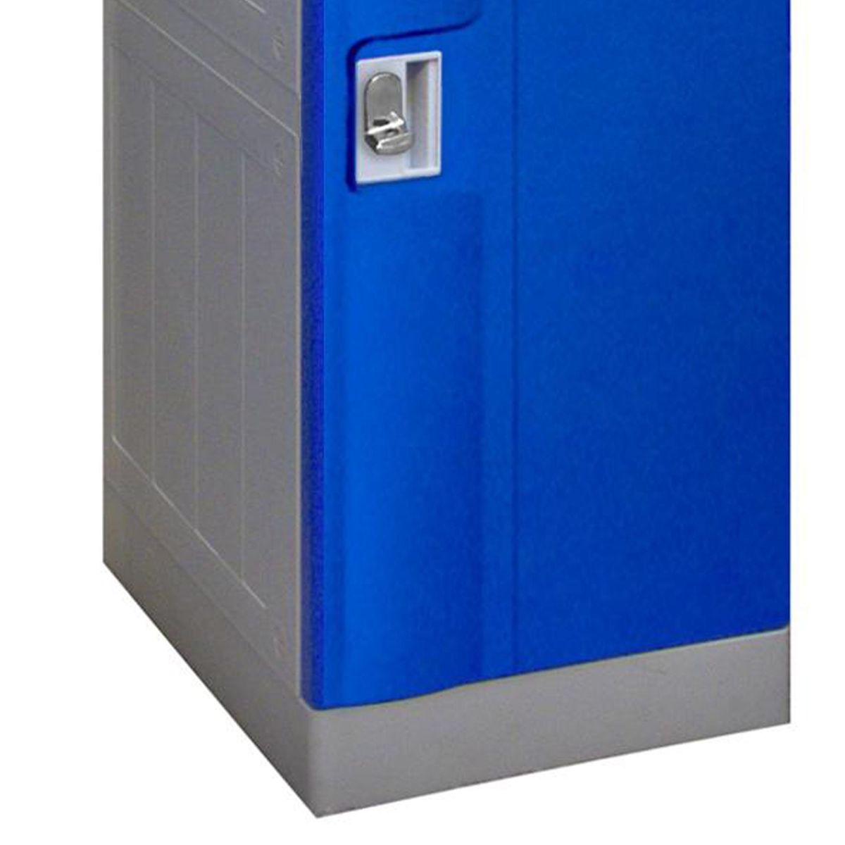 MALETEK - Locker con Portacandado 2 Puerta(s) 2 Repisa(s) 38xx38 cm Azul