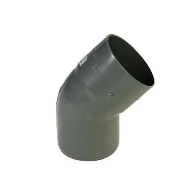 Codo 45o PVC-S Cementar 75mm Gris 1u