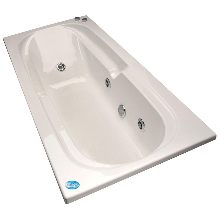Tina 170cm x 75cm hidromasaje Athos 5 jets derecha