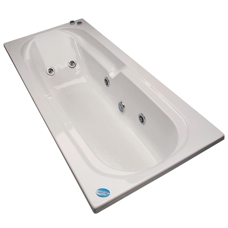 Tina 180cm x 80cm hidromasaje Mylos 6 jets derecha