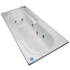 NORGLAS - Tina 180cm x 80cm  hidromasaje Mylos 6 jets izquierda
