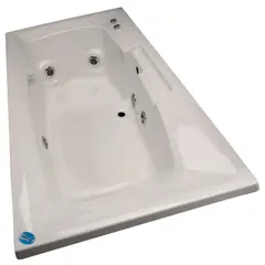 NORGLAS - Tina 181cm x 90cm  hidromasaje Epiro 5 jets derecha
