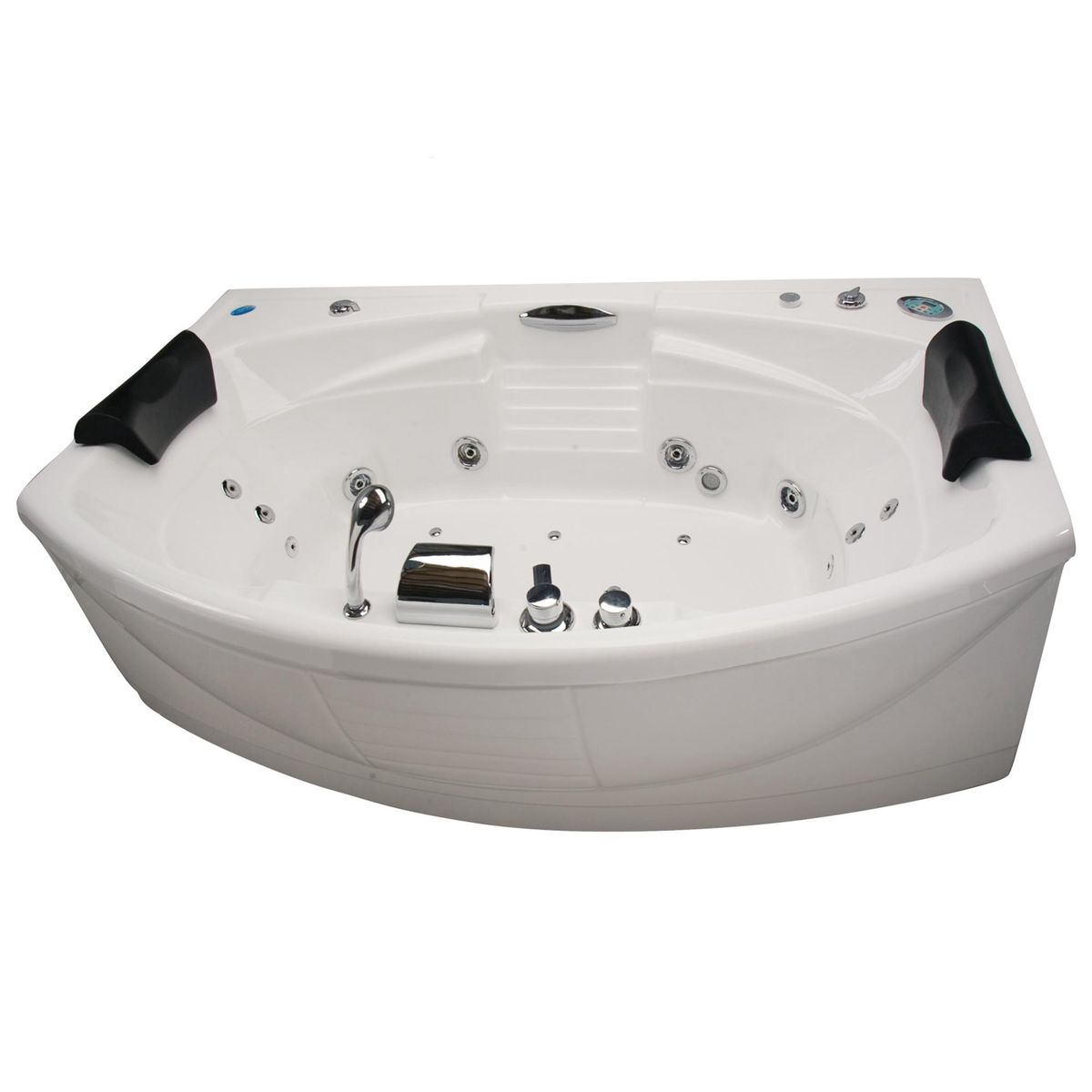 NORGLAS - Tina 183cm x 122cm  hidromasaje Arcadia full 8 jets derecha norglas