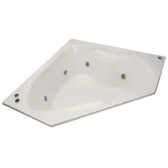 NORGLAS - Tina 140cm x 140cm  hidromasaje Noventta 6 jets derecha