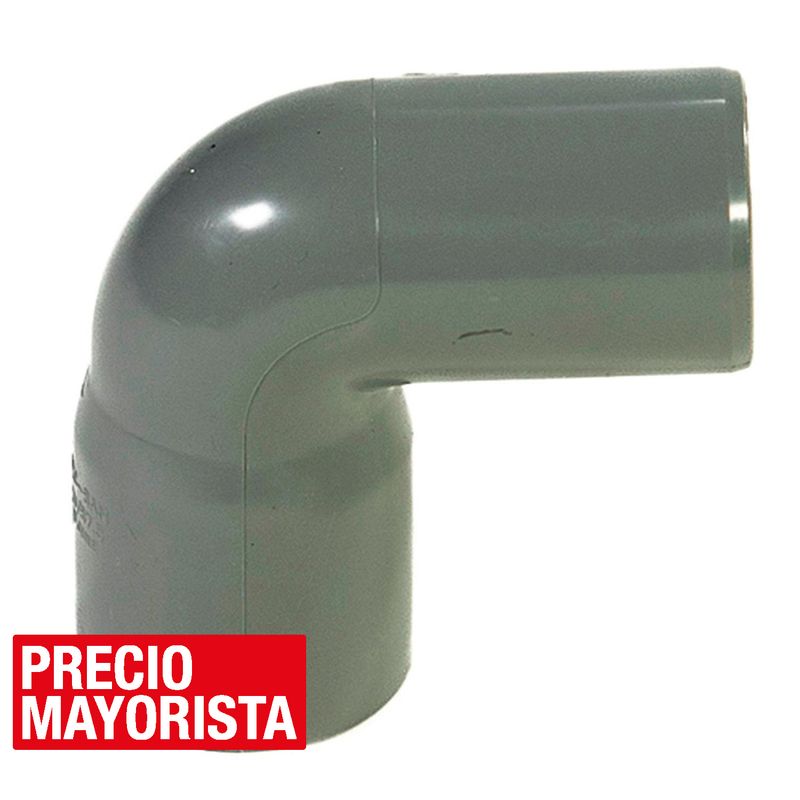 VINILIT - Codo 87,5o PVC-S Cementar 40mm Gris 1u