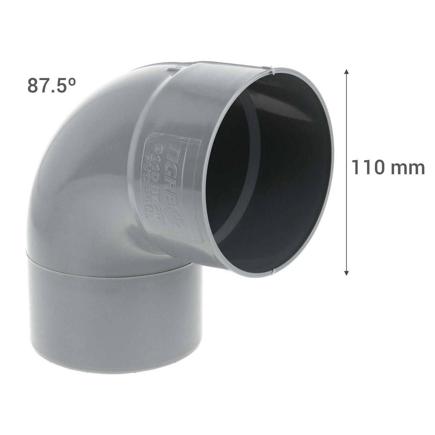 CODO REGISTRO DOBLE ORING SANITARIO BLANCO - 110mm | Sistemas Hidráulicos