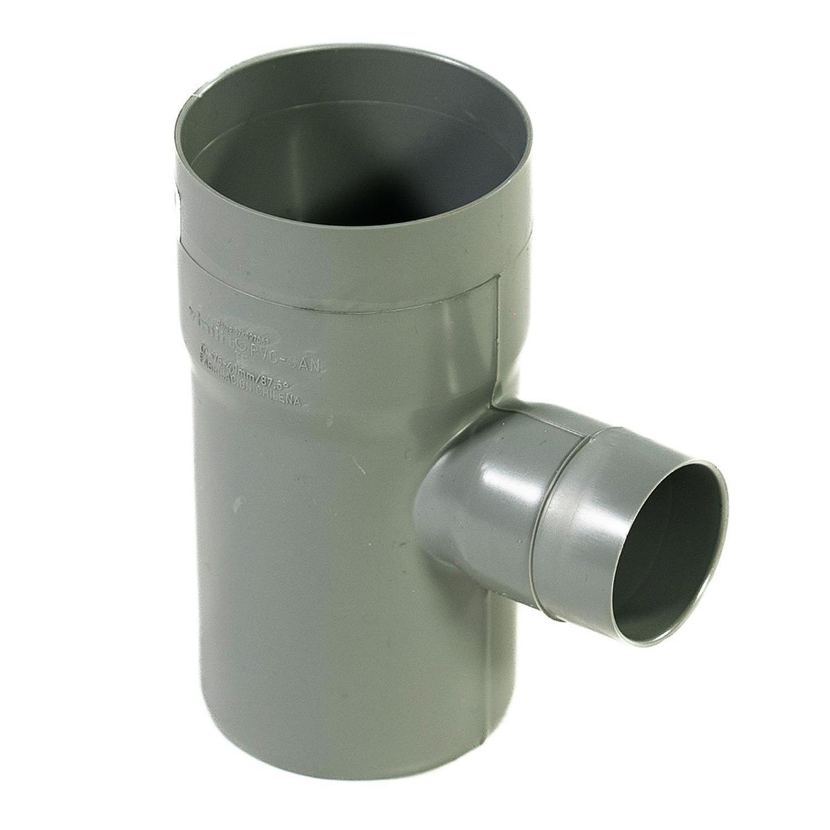 VINILIT - Tee Reducción PVC-S Cementar 75mm x 40mm Gris 1u