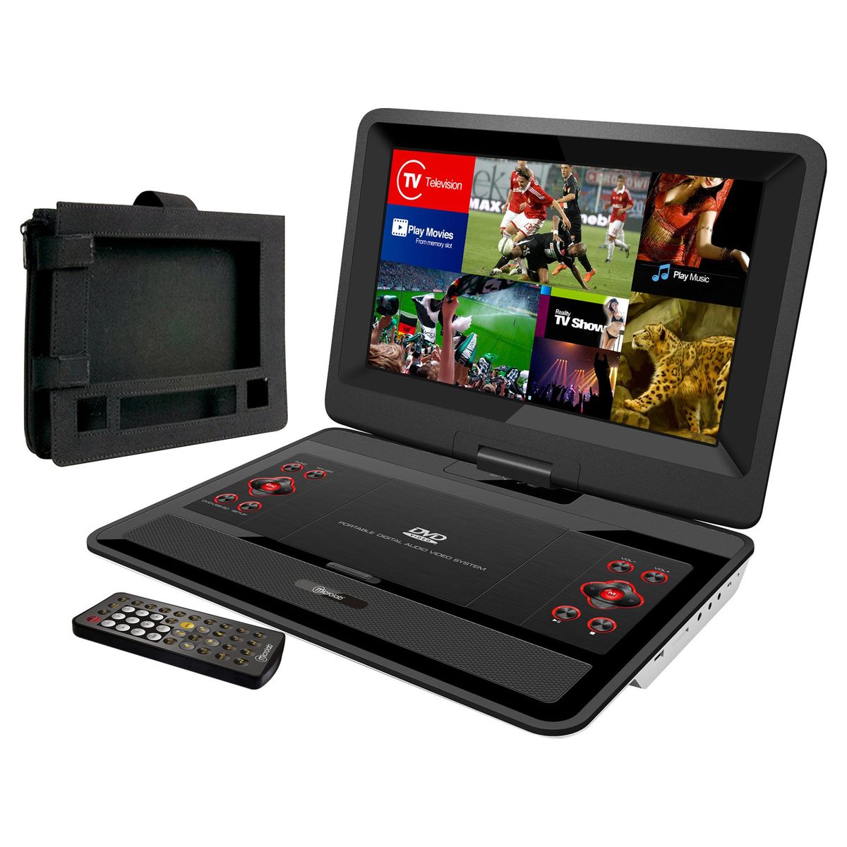 MICROLAB - Dvd Portátil Con Funda 12"