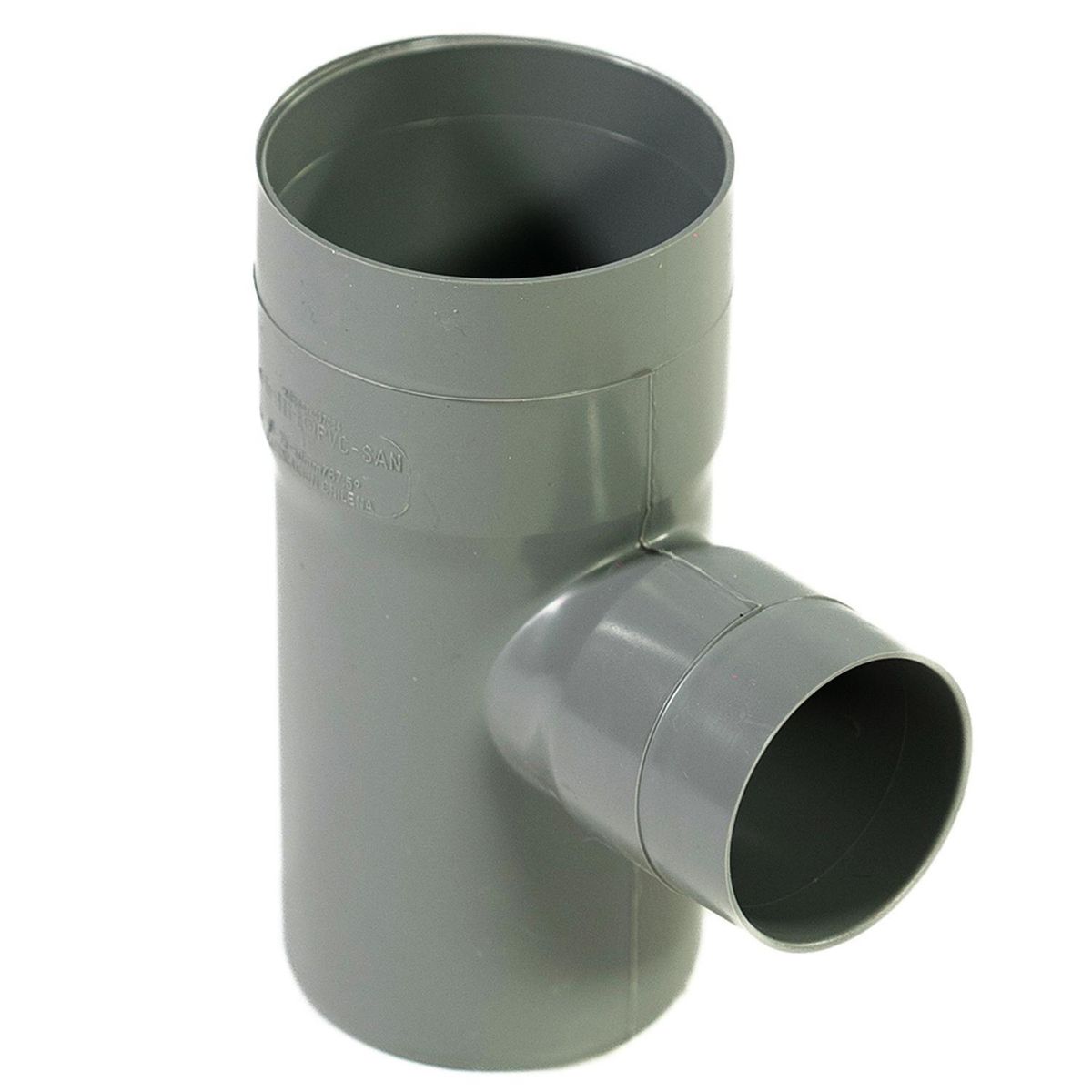 VINILIT - Tee Reducción PVC-S Cementar 75mm x 50mm Gris 1u