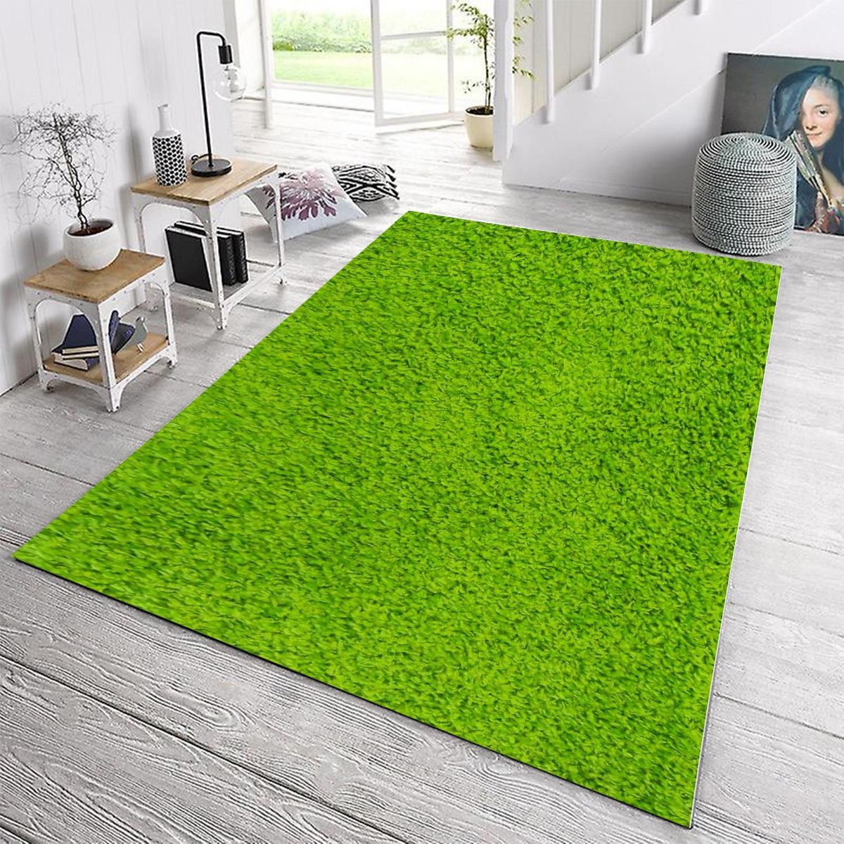 DIB - Alfombra Casino 133x190 cm Algodón Verde