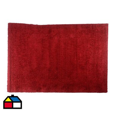 Alfombra casino 175X270 cm rojo