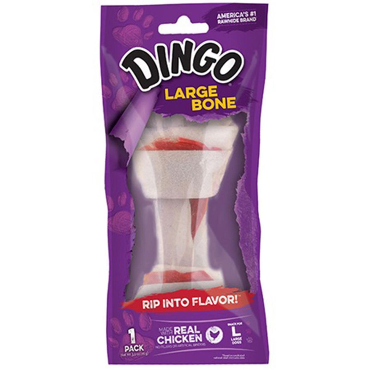 DINGO - Dingo Hueso para Perro Todas las edades Carne 0.050 kg