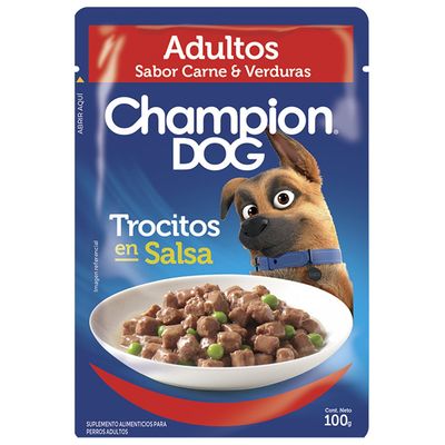 Imagen 2 del producto Alimento húmedo para perro adulto 100 gr carne y vegetales