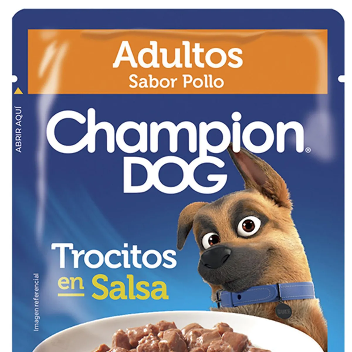 CHAMPION DOG - Alimento húmedo para perro adulto 100 gr pollo