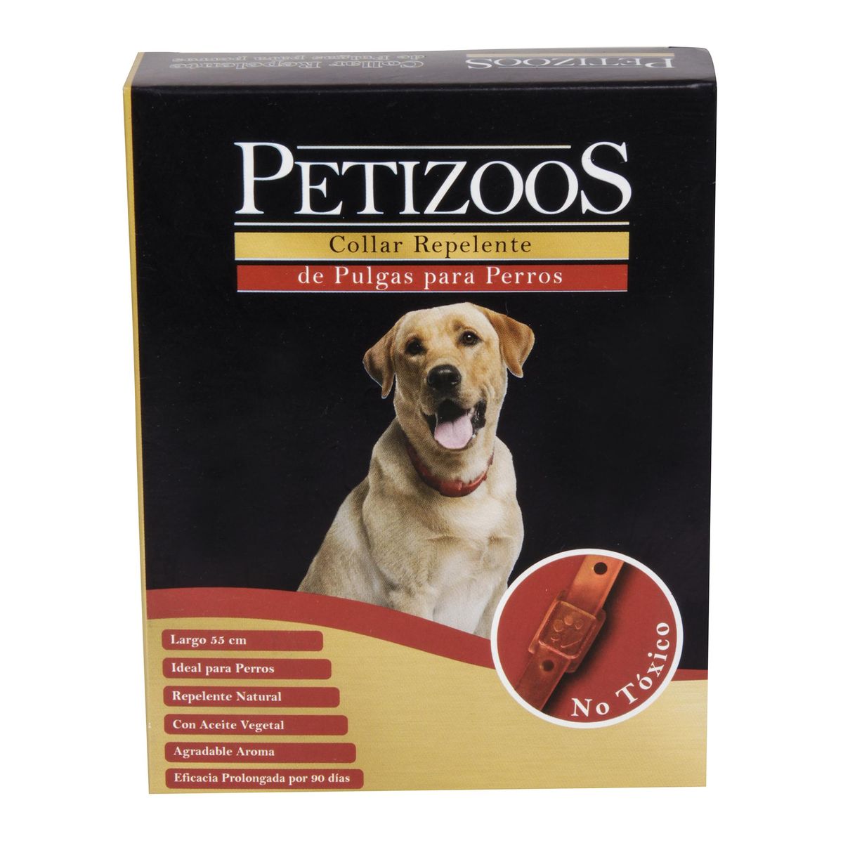 PETIZOOS - Collar Antipulgas Repelente Para Perro 55 Cm