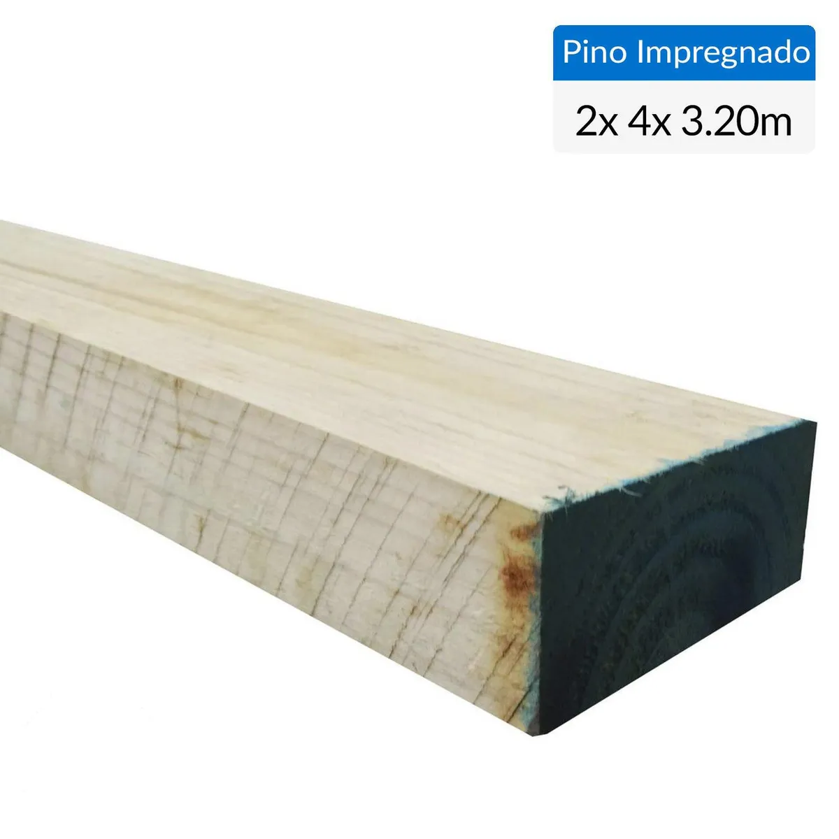 GENERICO - Pino impregnado cobre micronizado 2 x 4 x 3,2 m