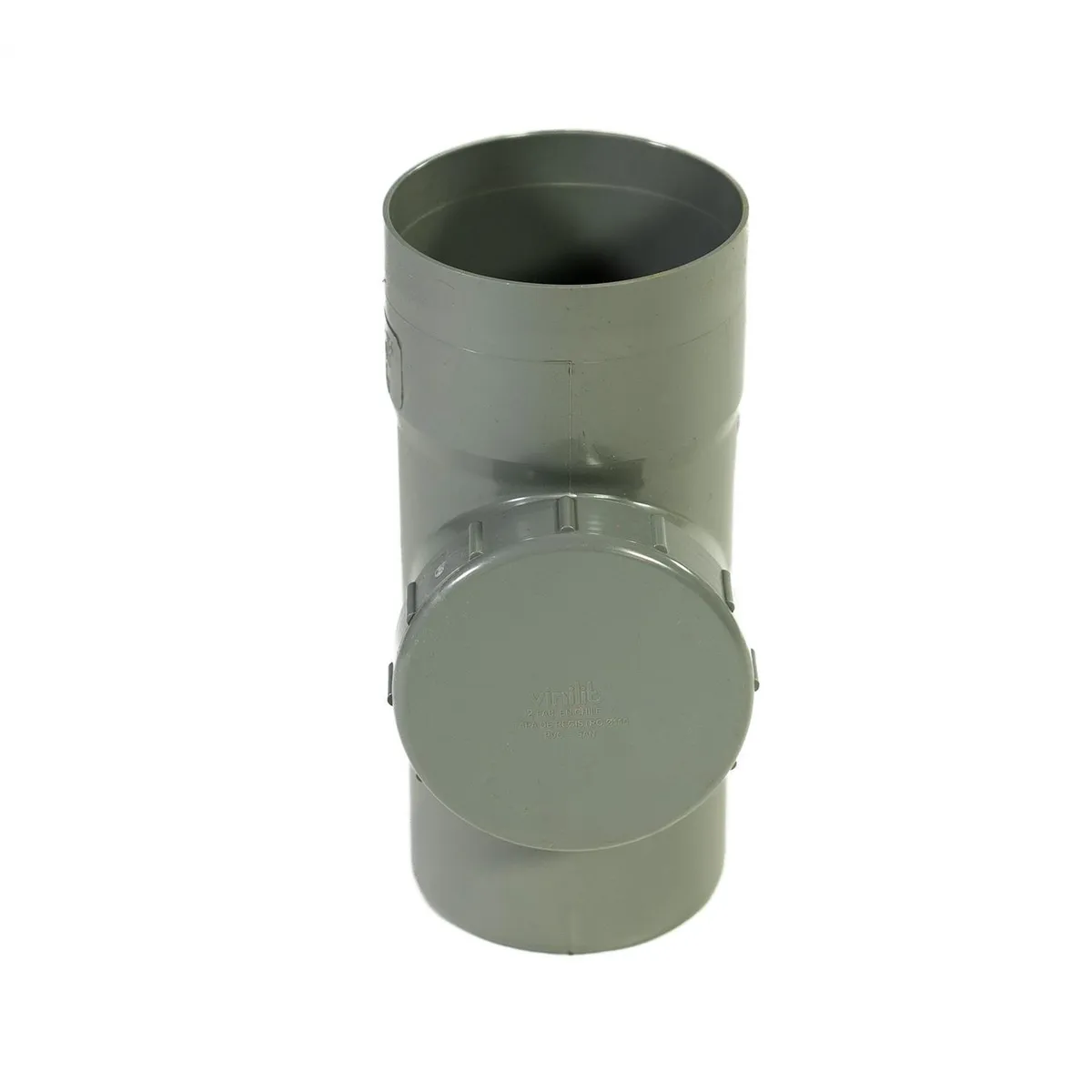 VINILIT - Tee Registro PVC-S Cementar 110mm Gris 1u