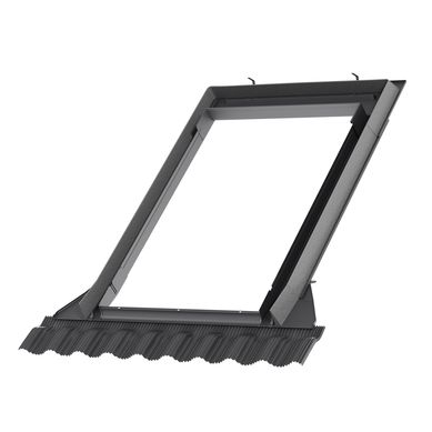 Cerco exterior ondulado - EDW SK08 114x140cm - Aluminio color Grafito