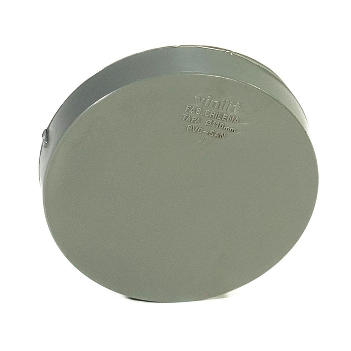 VINILIT - Tapa PVC-S Cementar 110mm Gris 1u