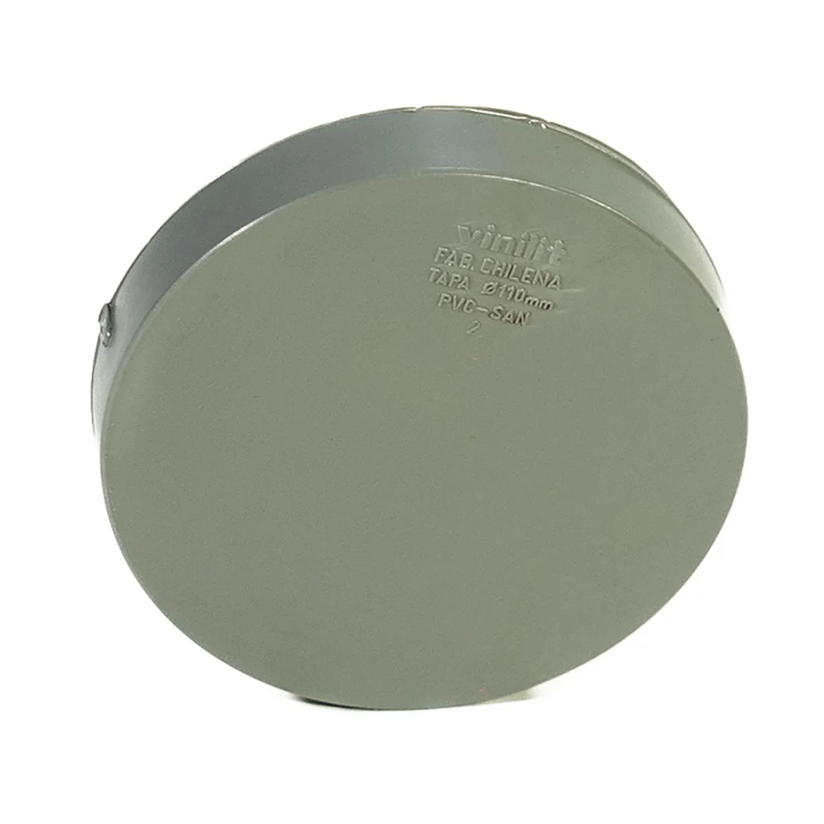 VINILIT - Tapa PVC-S Cementar 110mm Gris 1u