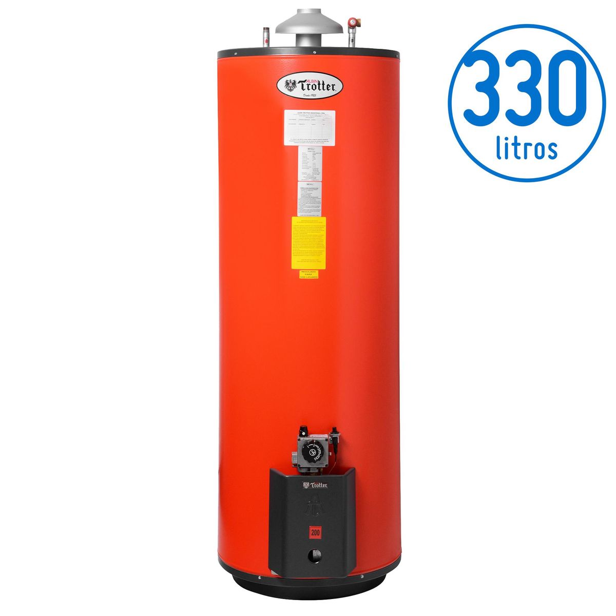 TROTTER INDUSTRIAL - Termo Intelligent Eléctrico 330 Litros de Muro