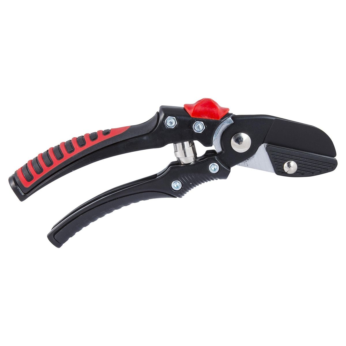 ERGO - Tijera anvil para jardín 20 cm de metal negro