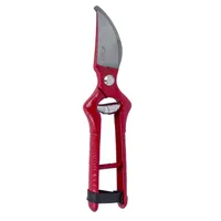 Tijera bypass para jardín de metal rojo