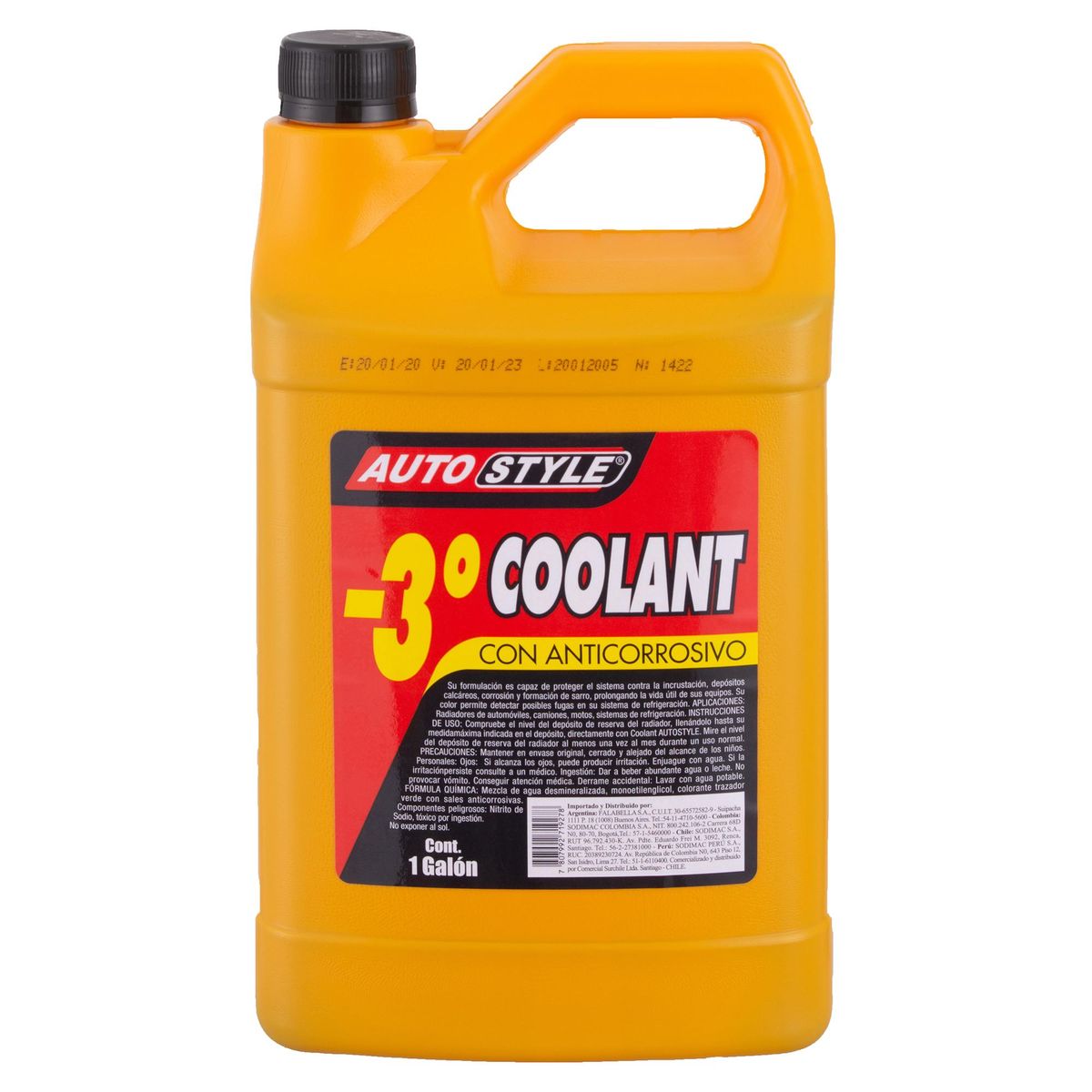 AUTOSTYLE - Coolant Anticorrosivo Autostyle 3.78 litros Protección Radiador 1 Galón
