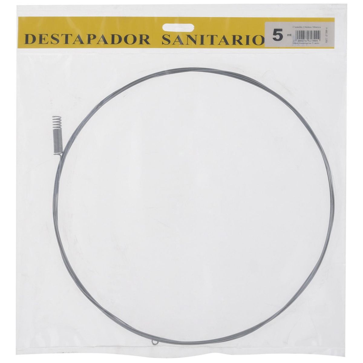 CAMILO OTEIZA MORRA - Destapador de sanitario alambre 5 m